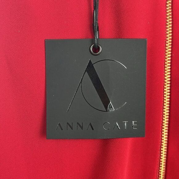 Anna Cate Kylie Dress Scarlet Red Medium - Picture 3 of 13